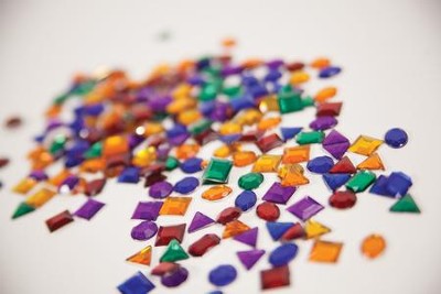 Adhesive-Back Geometric Jewels, pack of 500   - 