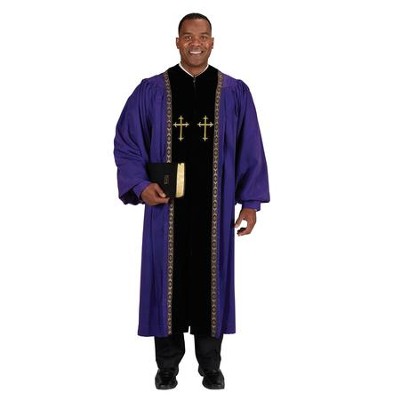 Peachskin Pulpit Robe Purple 53 