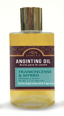 Anointing Oil, Frankincense and Myrrh (3.5 ounce) Altar Size  - 