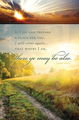 Prepare a Place (John 14:3, KJV) Bulletins, 100 - Christianbook.com