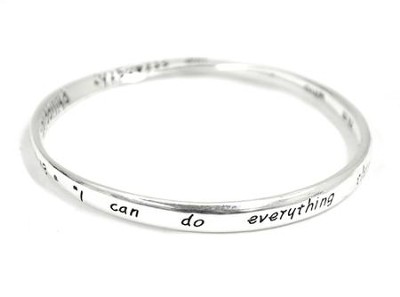 I Can Do All Things Through Christ Mobius Bracelet  - 