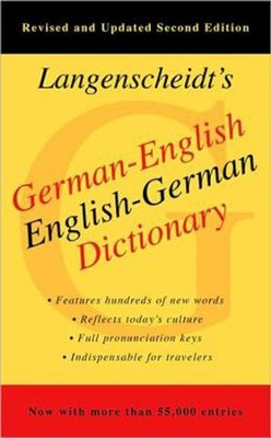 Langenscheidt's German-English, English-German Dictionary, Second ...