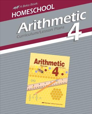 Abeka Homeschool Arithmetic 4 Curriculum/Lesson Plans   - 