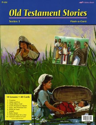 Abeka Preschool Old Testament Stories Series 1 Flash-a-Card  Set  - 