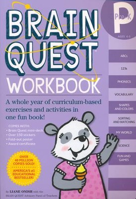 Brain Quest Workbook, Pre-K  -     By: Liane Onish
