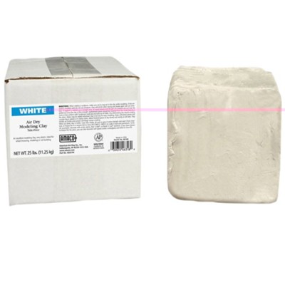 Amaco Air Dry Clay White 25 Lb  - 