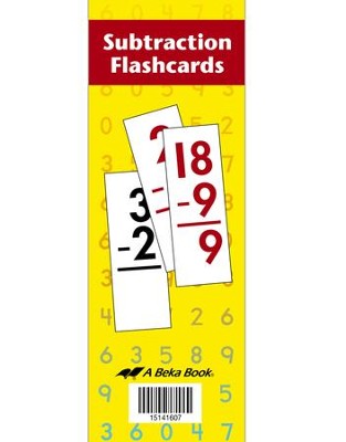 Abeka Subtraction Flashcards   - 
