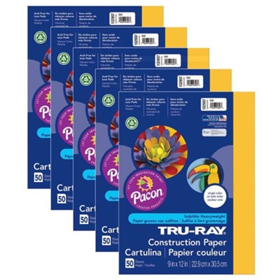 Tru Ray 9X12 GD Construction Paper 50Sht Per Pk - Christianbook.com