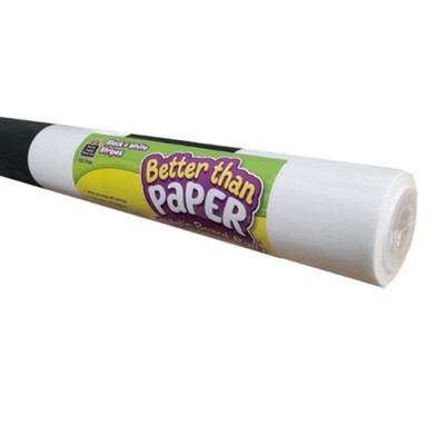 Better Than Paper &#174 Bulletin Board Roll, 4&#034 x 12&#034, Black & White Stripes, Pack of 4  - 