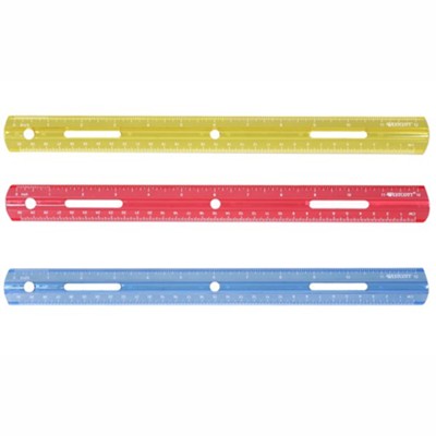 Plastic Ruler, 12&#034, Pack of 36  - 
