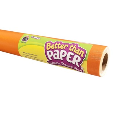 Better Than Paper &#174 Bulletin Board Roll, 4&#034 x 12&#034, Orange, Pack of 4  - 