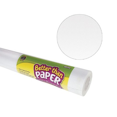 Better Than Paper &#174 Bulletin Board Roll, 4&#034 x 12&#034, White, 4 Rolls  - 