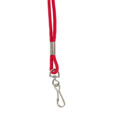 Standard Lanyard Hook Rope Style, Red - Christianbook.com