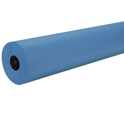 Art Paper Roll, Blue, 36&#034 x 500&#034, 1 Roll  - 