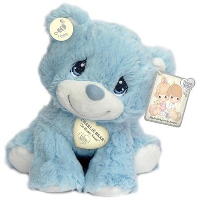 small blue teddy bear