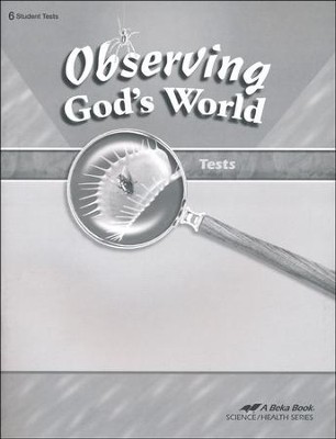 Abeka Observing God's World Tests   - 