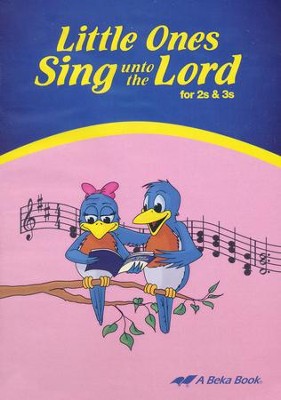 Abeka Little Ones Sing unto the Lord 2s & 3s Audio CD   - 