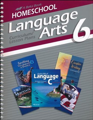 Abeka Homeschool Language Arts 6 Curriculum/Lesson Plans   - 