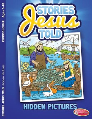 Stories Jesus Told Hidden Pictures Activity Book--Ages 6 to 10  - 