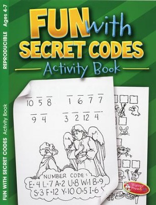 Fun with Secret Codes Coloring & Activity Book, Ages 4-7  - 