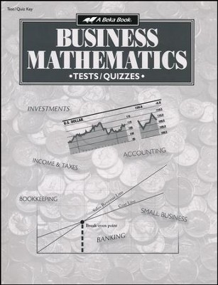 Abeka Business Mathematics Tests, Quizzes & Speed Drills Key  - 