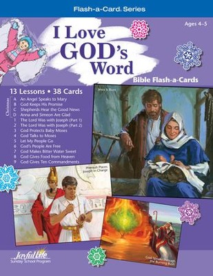 Extra I Love God's Word Beginner (ages 4 & 5) Bible Story Lesson Guide, Revised Edition  - 