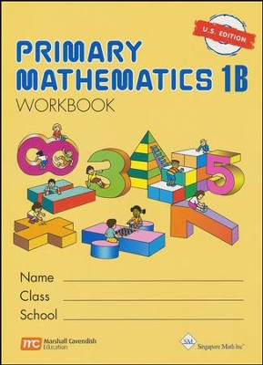Singapore Math: Primary Math Workbook 1B US Edition   - 