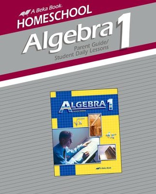 Abeka Homeschool Algebra 1 Parent Guide/Student Lesson Plans  - 