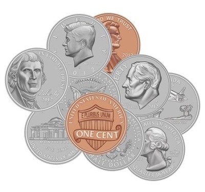 Abeka Classroom Coins (K4-4; 52 pieces)   - 