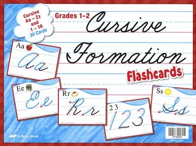 Abeka Cursive Formation Flashcards (Grades 1-2)   - 