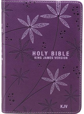 KJV Pocket Bible, Lux Leather, Purple: 9781432102333 - Christianbook.com