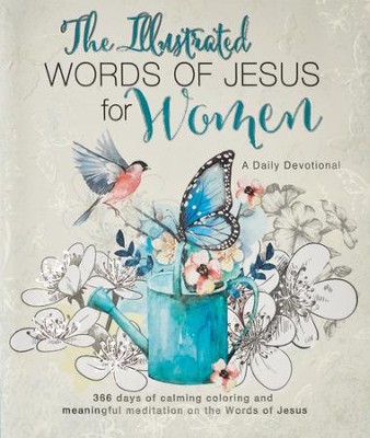 Illustrated Words of Jesus for Women, Adult Devotional  Coloring Book  -     By: Carolyn Larsen
