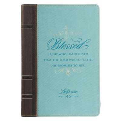Blessed Journal, with Zipper, Lux Leather  - 