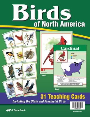 Abeka Birds of North America Flash Cards--Grades 4 to 6   - 