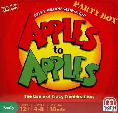 Mattel Apples to Apples Party in a Box Card Game for sale online