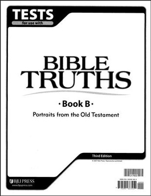 BJU Press Bible Truths Level B (Grade 8) Tests, Third Edition ...