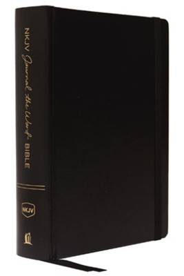 NKJV Comfort Print Journal the Word Bible, Imitation Leather, Black  - 