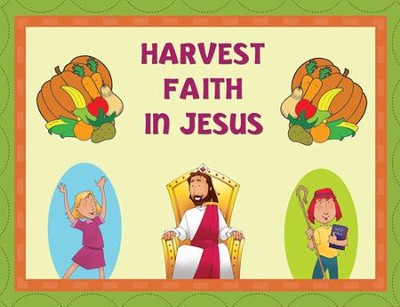 Instant Bulletin Board - Harvest Faith in Jesus - PDF Download  [Download] -     By: RoseKidz
