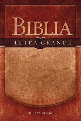 Biblia Letra Grande RVR 1909, Enc. R&uacute;stica  (RVR 1909 Large Print Bible, Softcover)  - 
