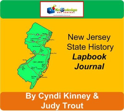 New Jersey State History Lapbook Journal - PDF Download  [Download] -     By: Cyndi Kinney, Judy Trout
