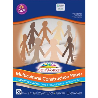 Multicultural Construction Paper - 9x12 – Hammer and Jacks