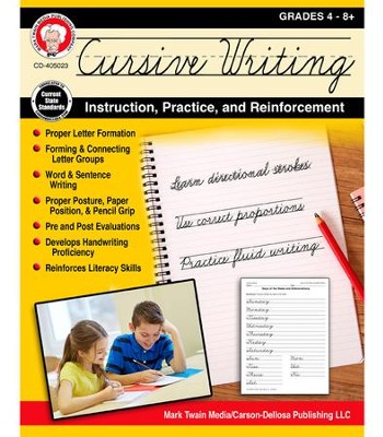 Cursive Writing: Instruction, Practice, and Reinforcement, Grades 4 - 9  -     By: Schyrlet Cameron
