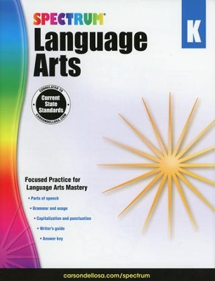 Spectrum Language Arts Grade K (2014 Update)  - 
