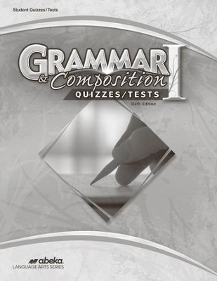 Abeka Grade 7 Grammar & Composition 1 Quizzes & Tests (6th Edition ...