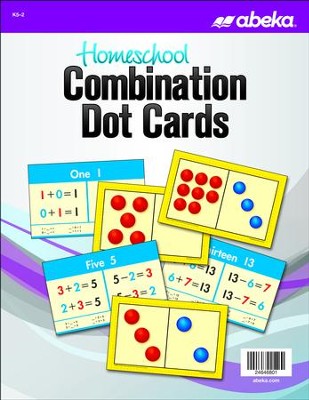 Abeka Homeschool Combination Dot Cards Grades K5-2 (New  Edition)  - 