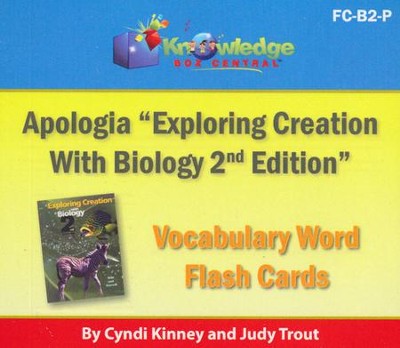 Apologia Exploring Creation With Biology (2nd Edition) Vocabulary Word Flash Cards (Printed)  -     By: Cyndi Kinney, Judy Trout

