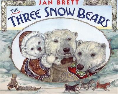 The Three Snow Bears Board Book - 