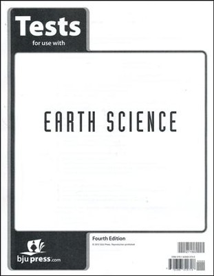 BJU Press Earth Science Grade 8 Test Pack (Fourth Edition ...