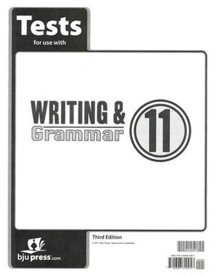 BJU Press Writing & Grammar Grade 11 Test Pack, Third Edition  - 