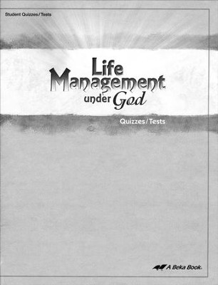 Abeka Life Management under God Quizzes/Tests   - 